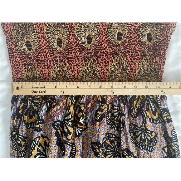 Anthropologie Jamila Smocked Maxi Print Dress ~ Size M - Picture 8 of 12